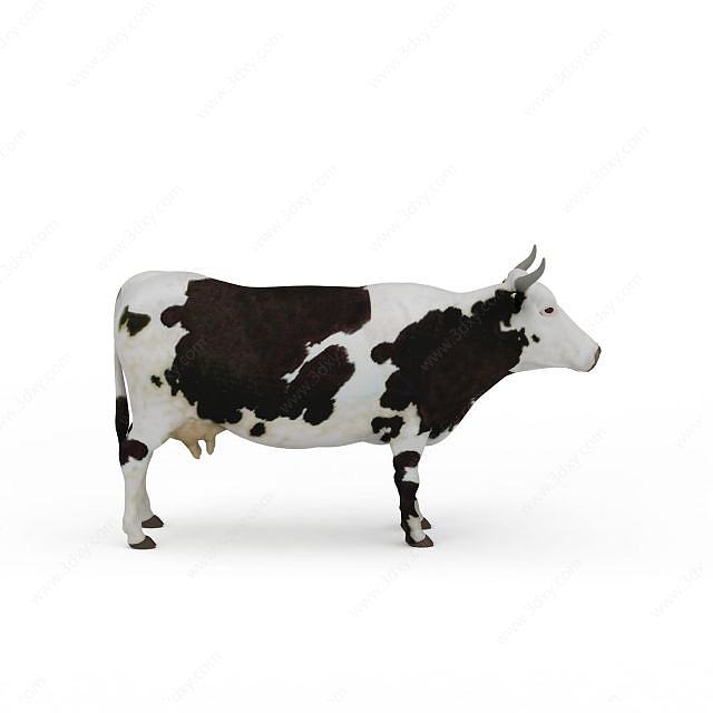 奶牛3D模型