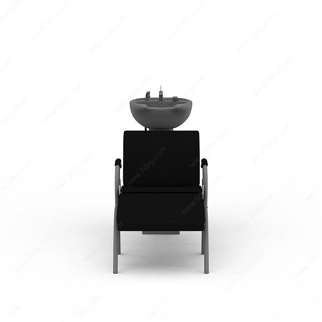 洗头躺椅3D模型
