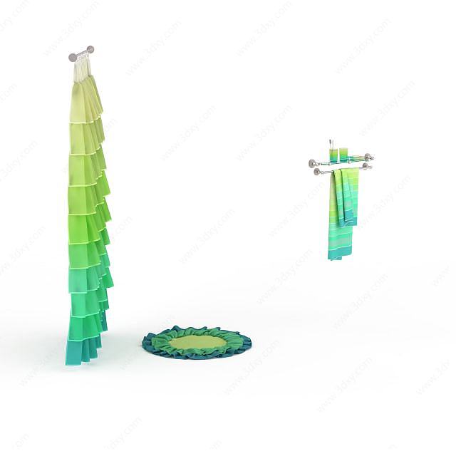 卫浴用品3D模型