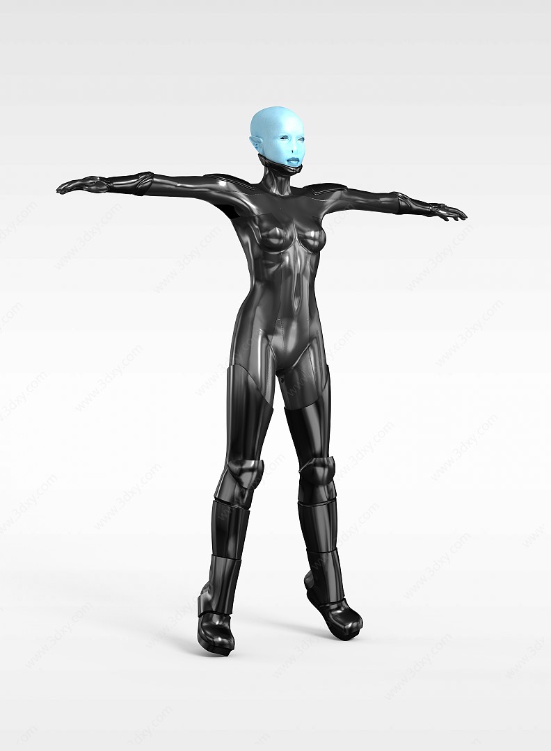 蒙面人物3D模型