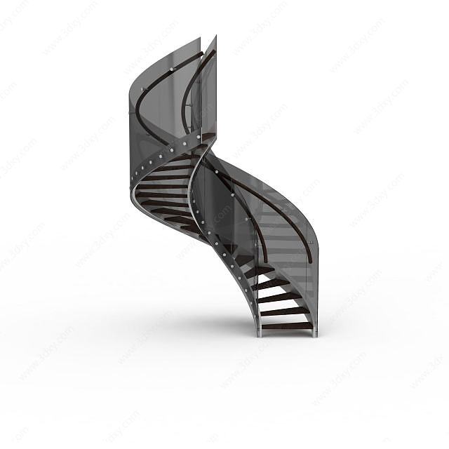时尚楼梯3D模型