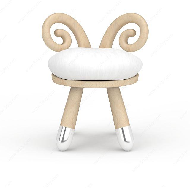 卡通椅子3D模型