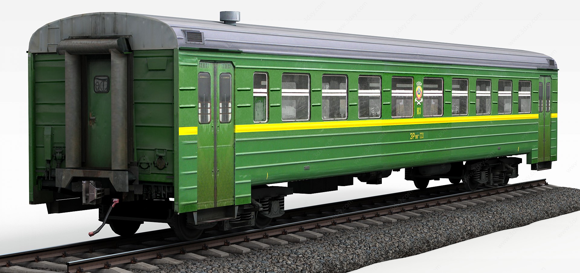 运货火车3D模型