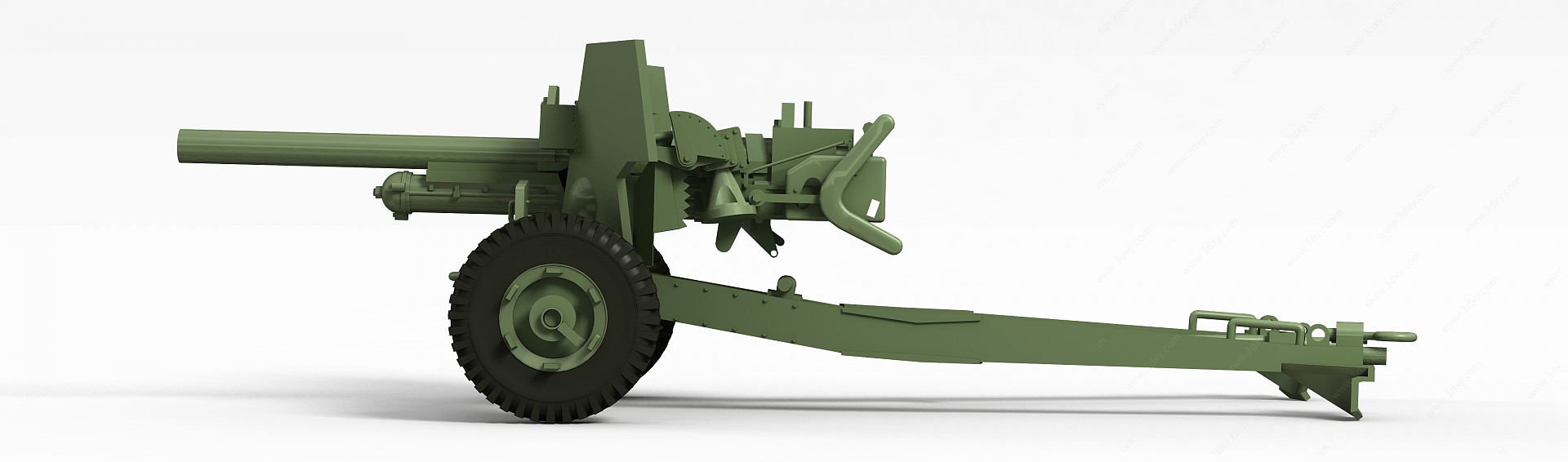 M115式榴弹炮3D模型