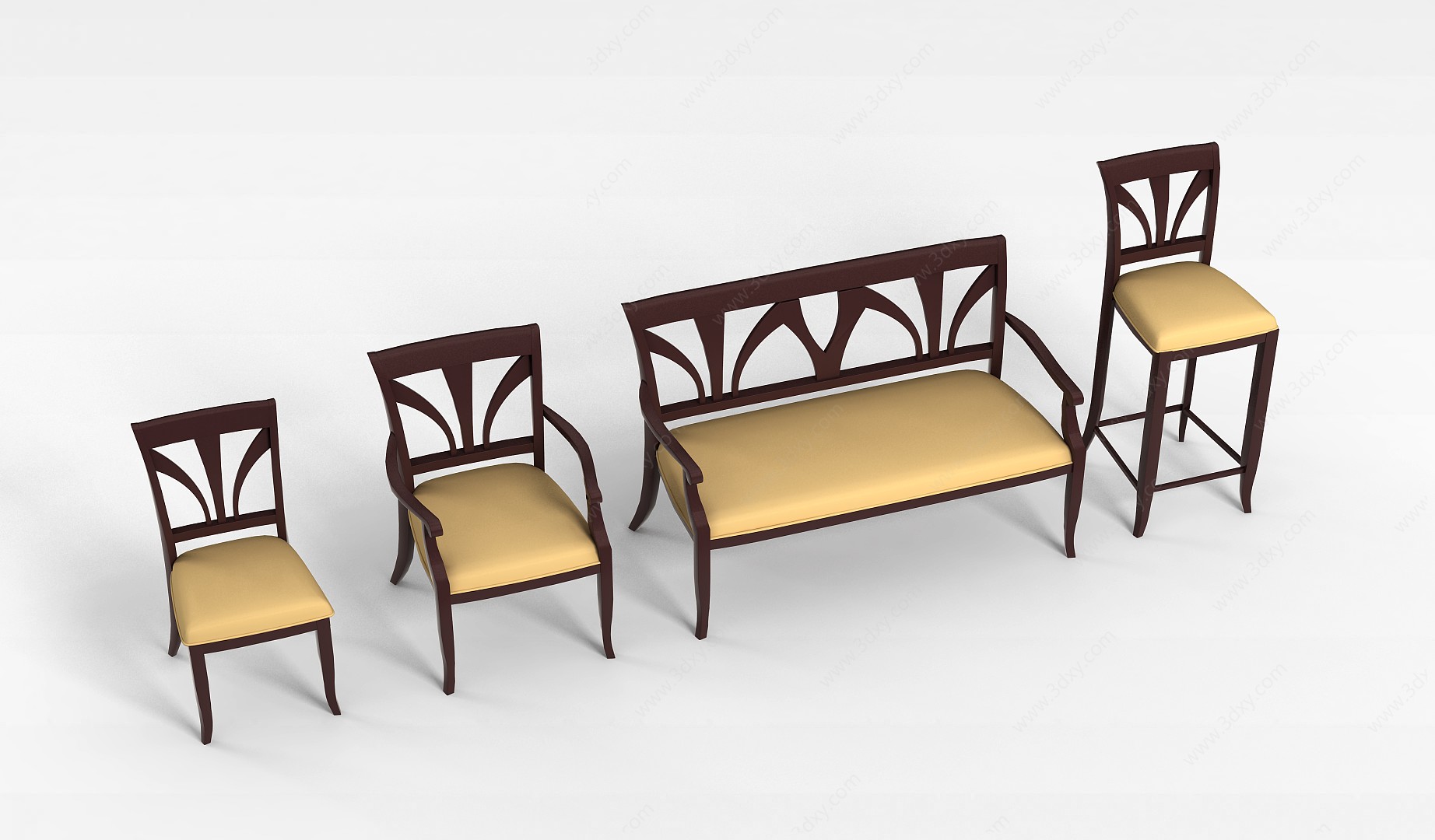 简约椅子3D模型