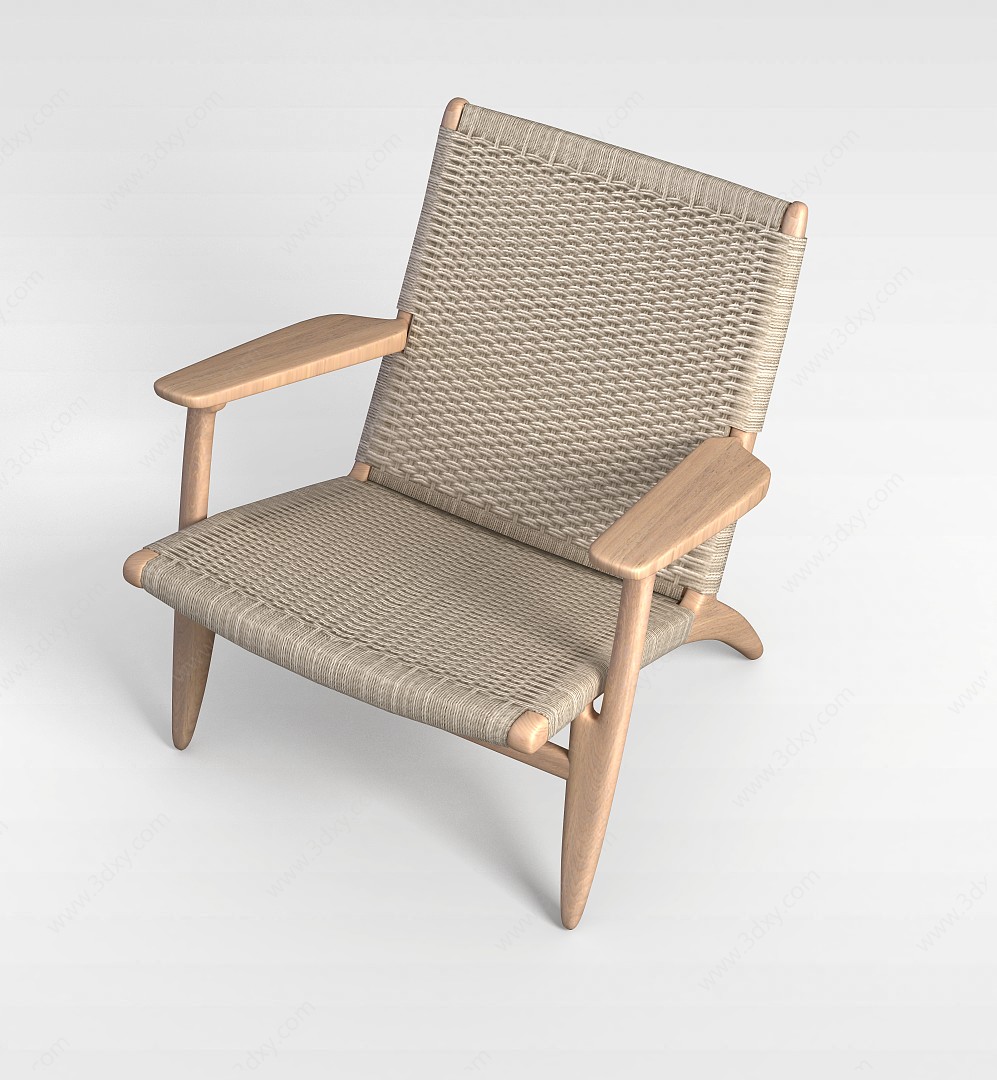 折叠椅子3D模型