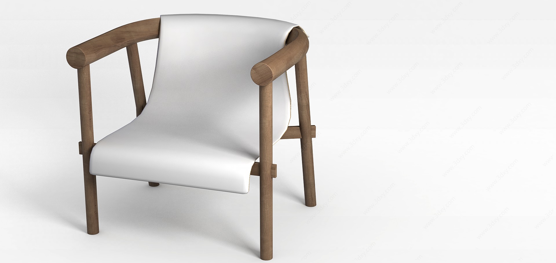 进口实木椅子3D模型