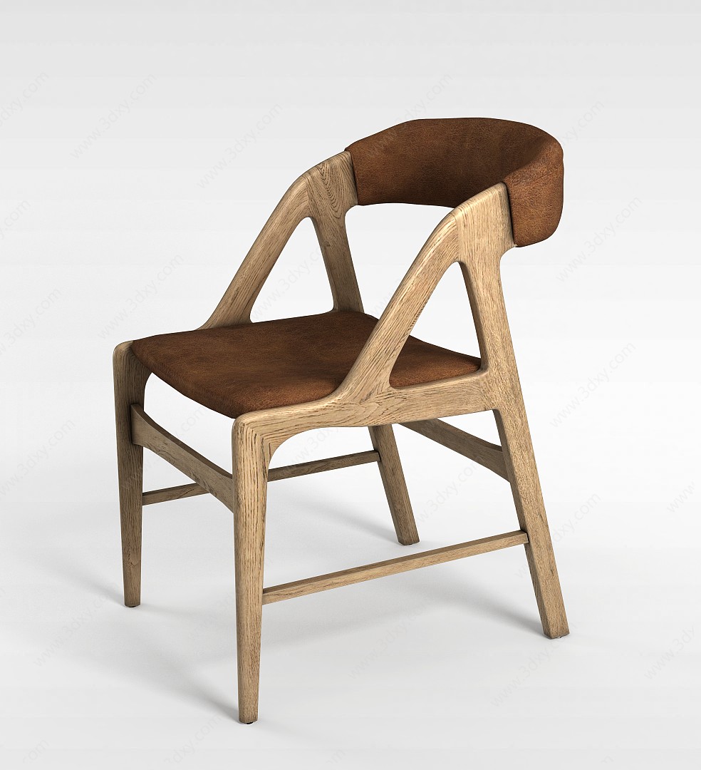 外国单人椅子3D模型