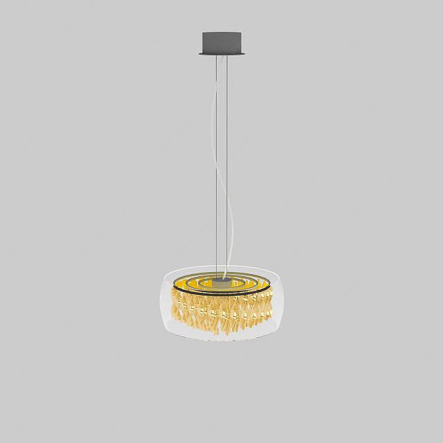 客厅水晶吊灯3D模型