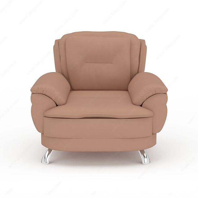 美式舒适沙发3D模型