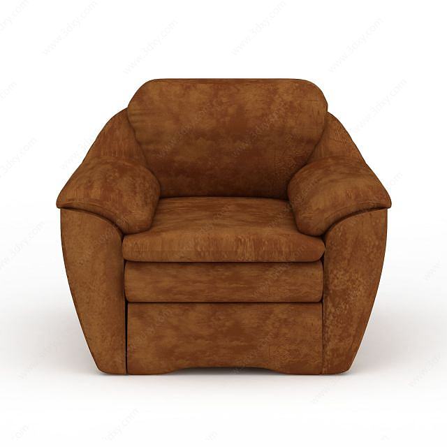 舒适美式沙发3D模型