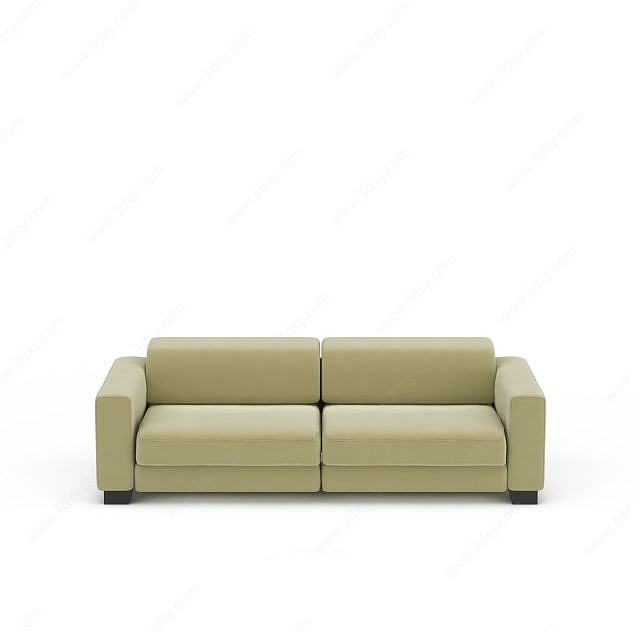 现代简约客厅沙发3D模型