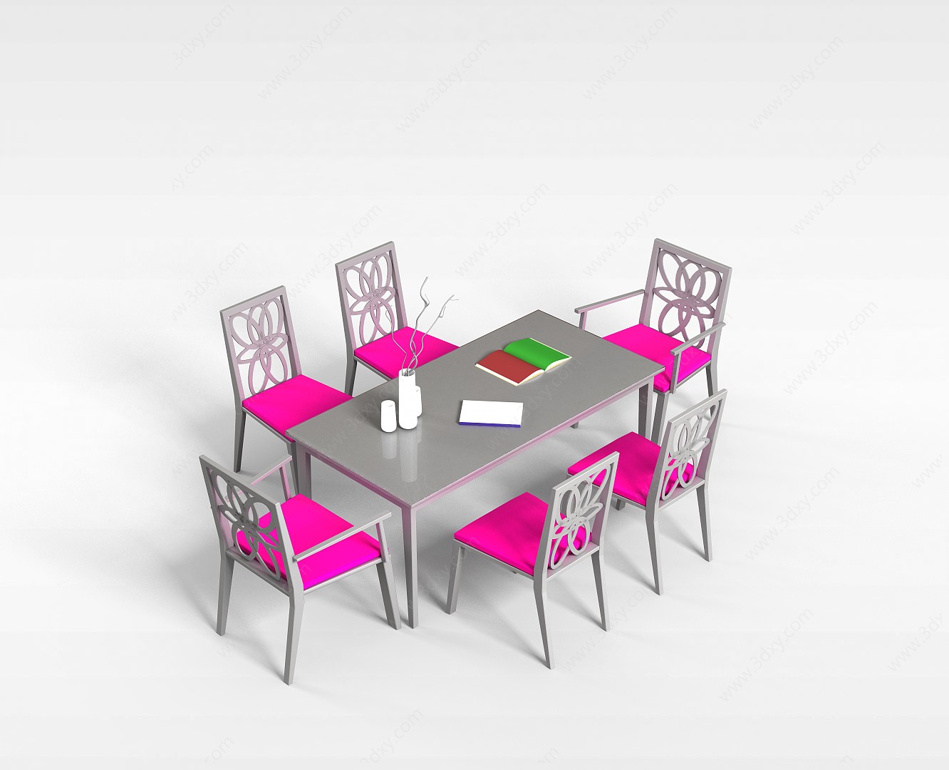 客厅桌椅3D模型
