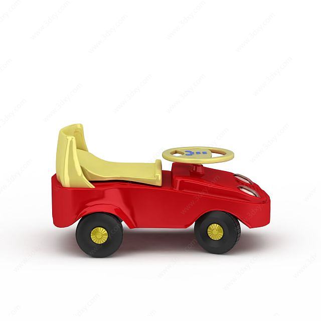 儿童玩具车3D模型