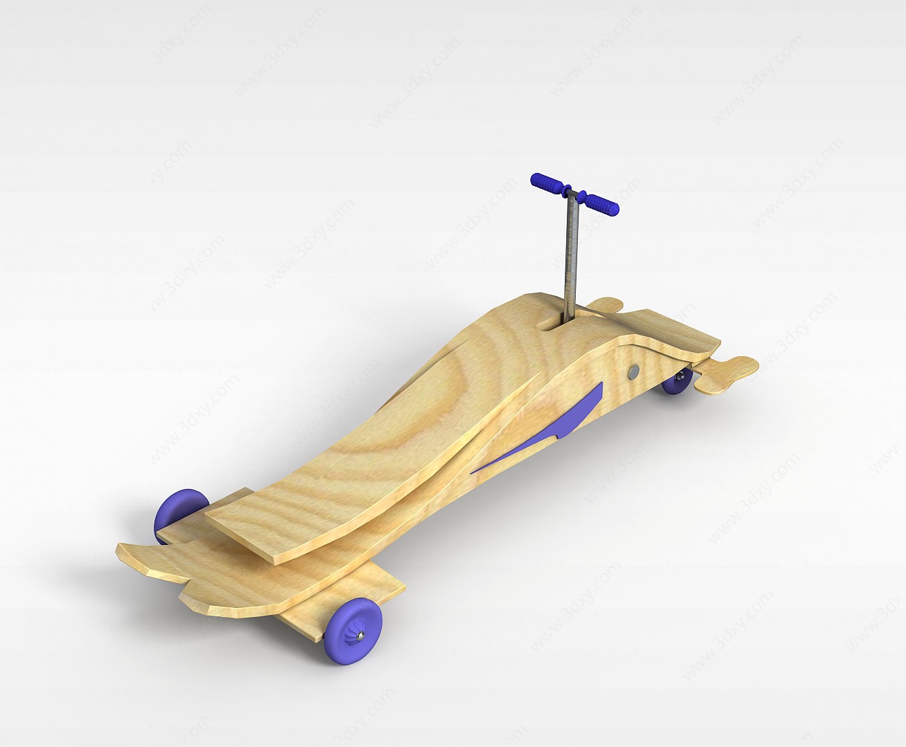 儿童踏板车3D模型