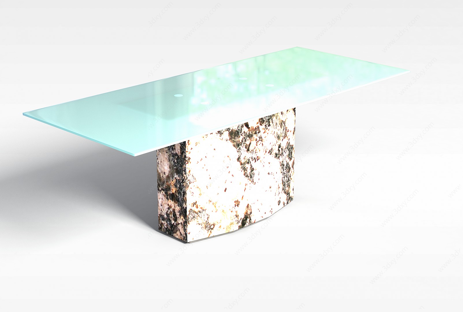 家用玻璃桌3D模型