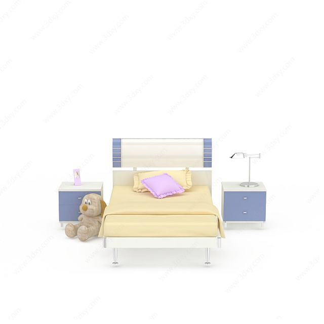 儿童床3D模型