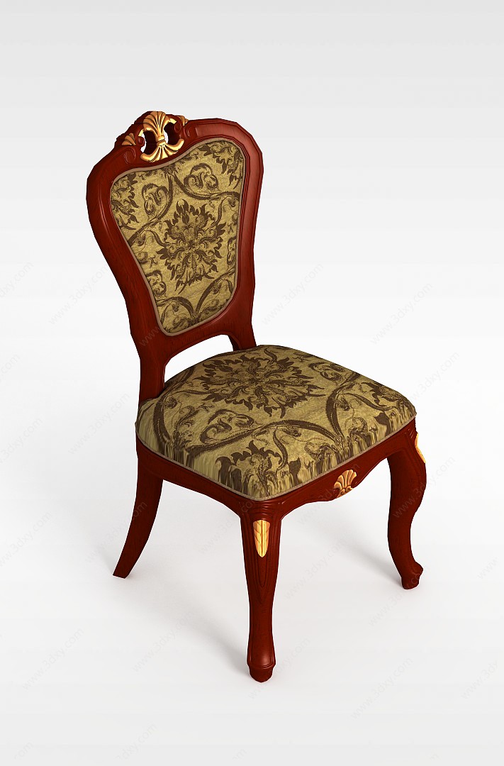 红木沙发椅子3D模型