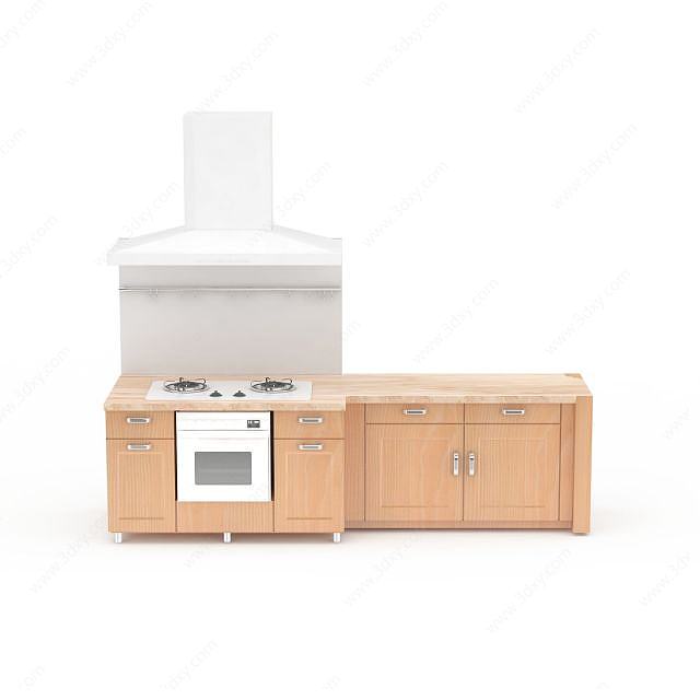 厨房柜子3D模型