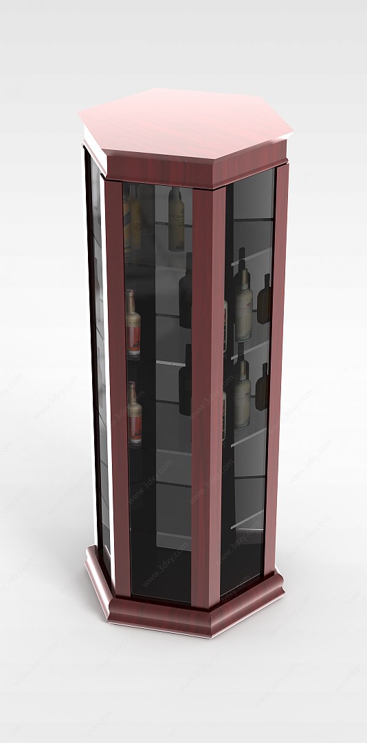 红酒柜3D模型