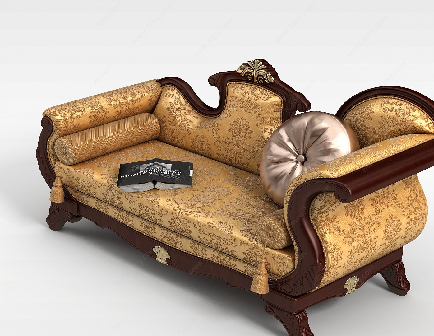 现代风格贵妃椅3D模型
