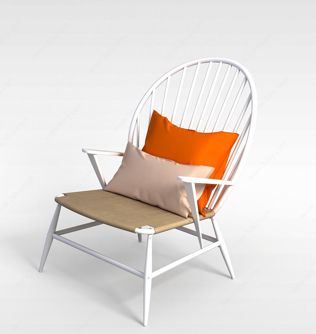 阳台沙发椅3D模型