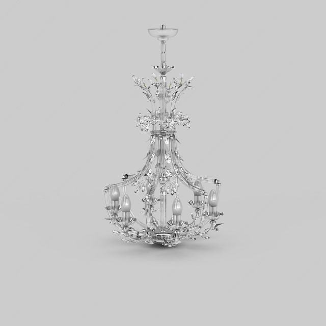 水晶装饰吊灯3D模型