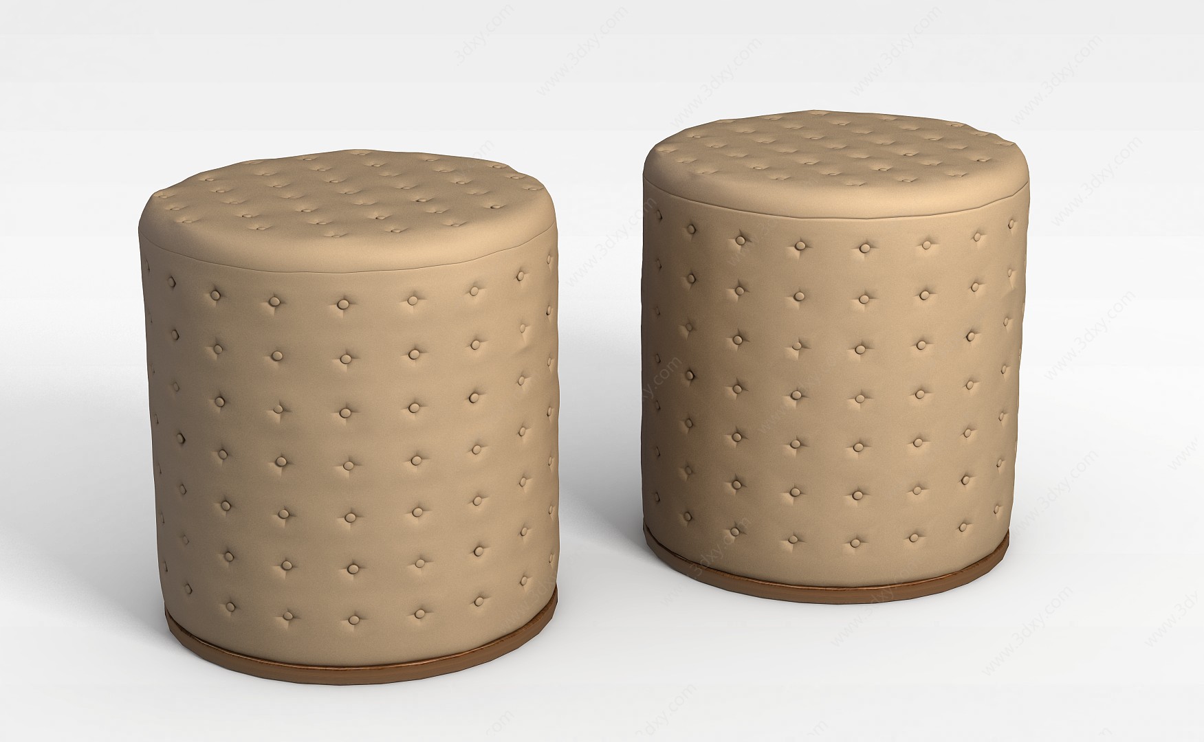 柱形凳子3D模型