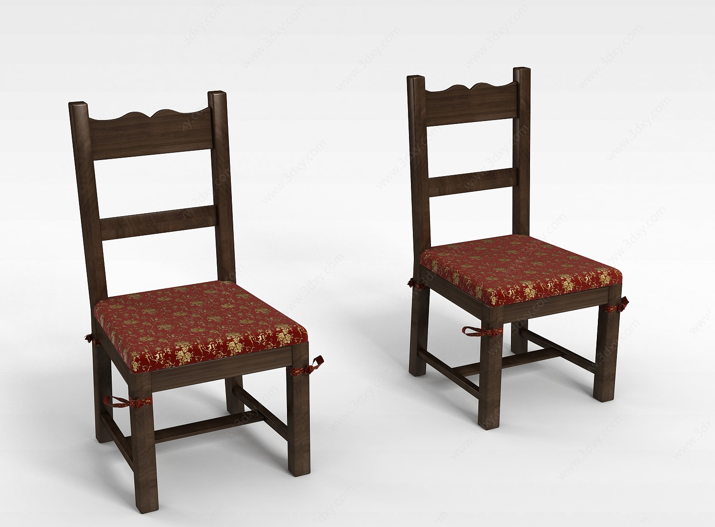 美式风格椅子3D模型