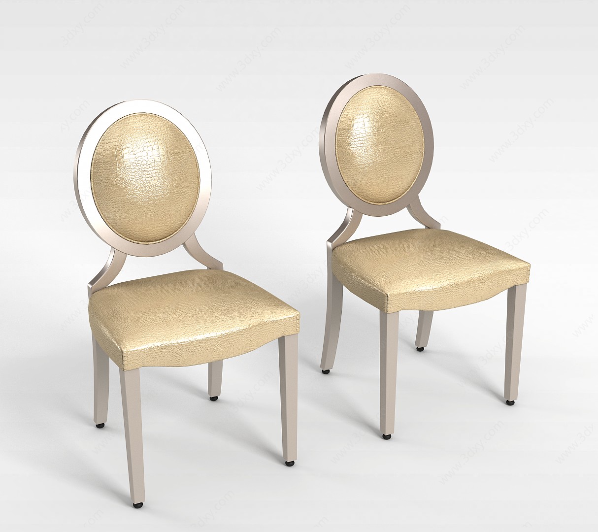 欧式简约风格椅子3D模型