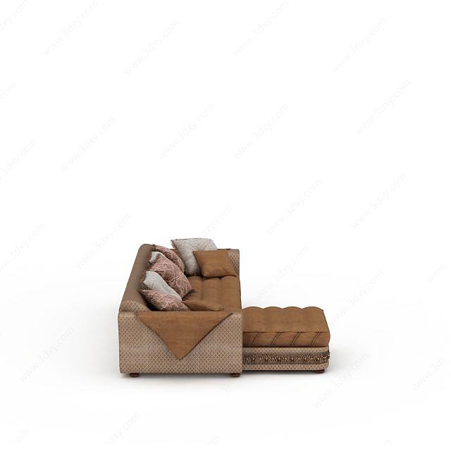 时尚沙发3D模型