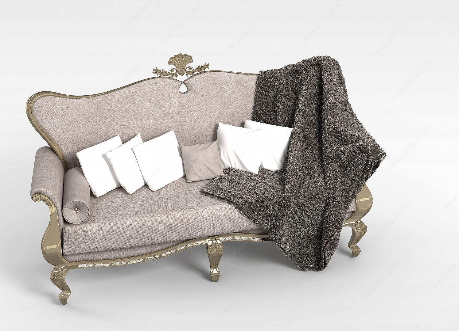 欧式沙发3D模型
