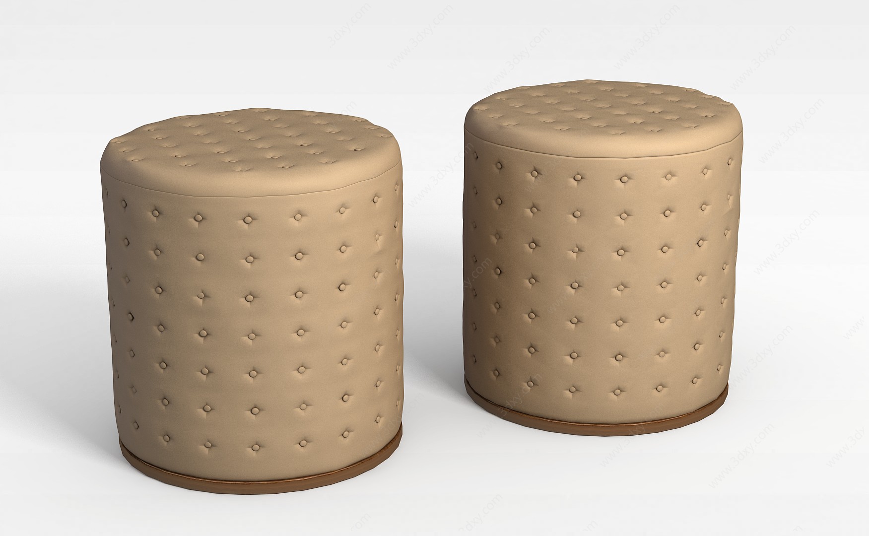 柱形凳子3D模型