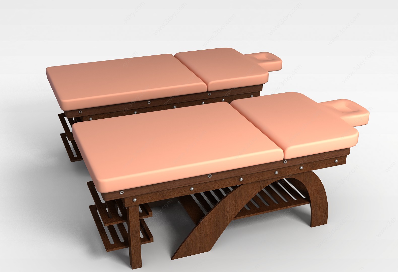 折叠躺椅3D模型