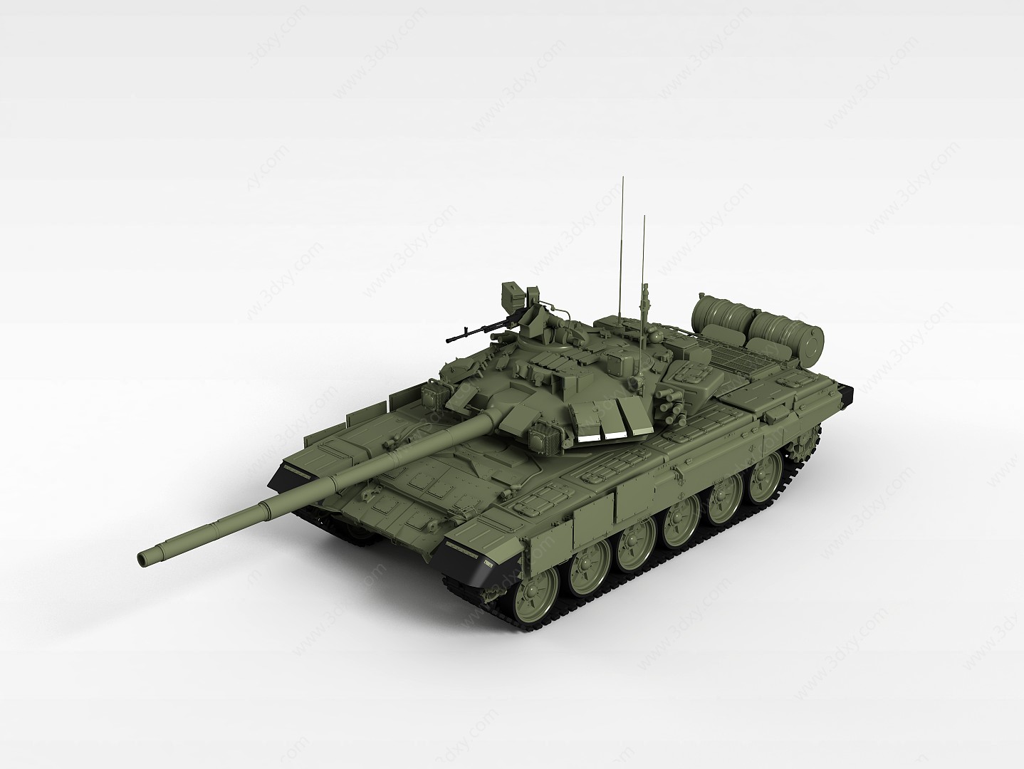 99式主战坦克3D模型