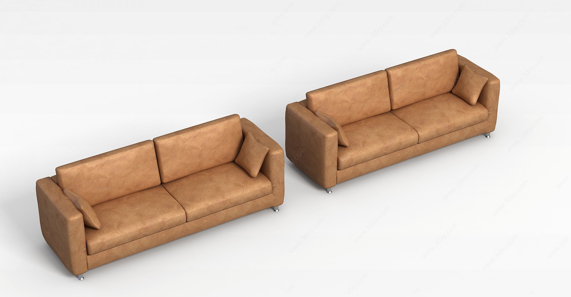 现代风格客厅沙发3D模型