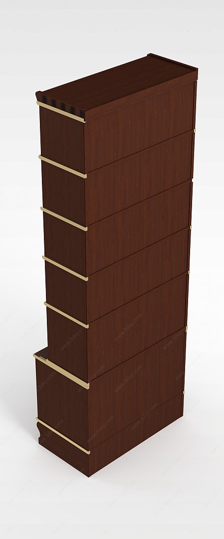 书柜3D模型