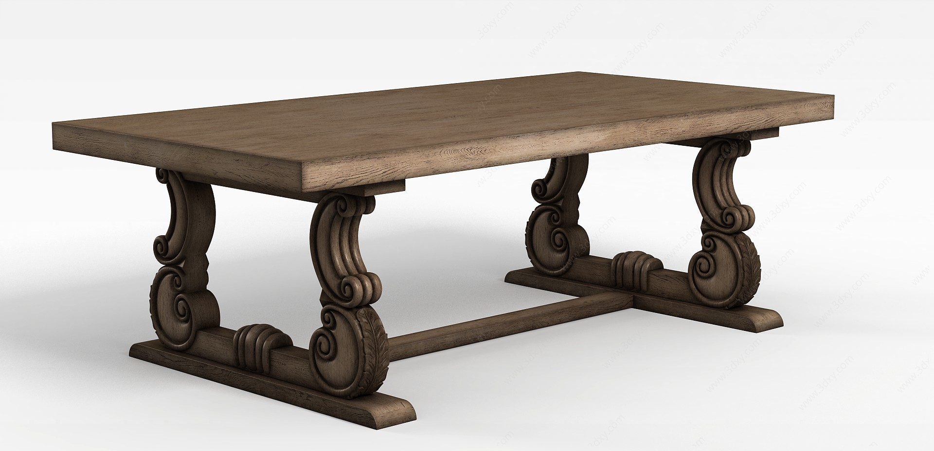 客厅桌几3D模型