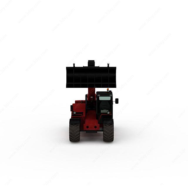 四驱拖拉机3D模型