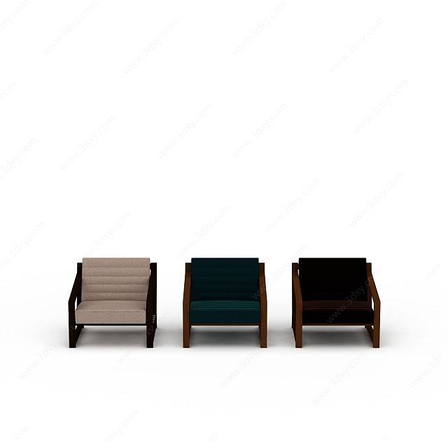 客厅休闲椅子3D模型