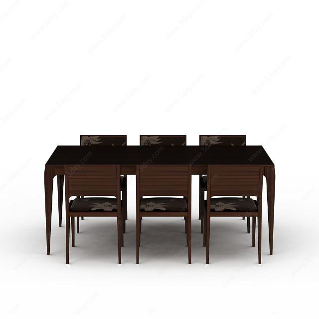 客厅桌子组合3D模型
