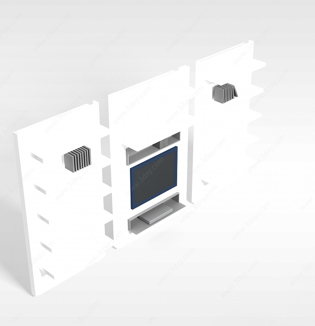 现代风格柜子3D模型
