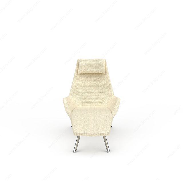 客厅休闲椅3D模型