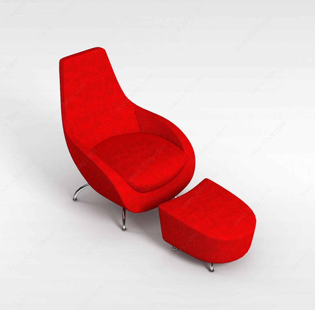 现代风格创意沙发3D模型