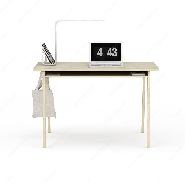 办公室桌子3D模型