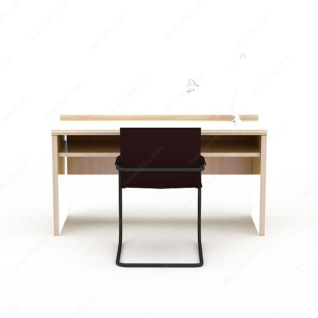 简易桌椅3D模型