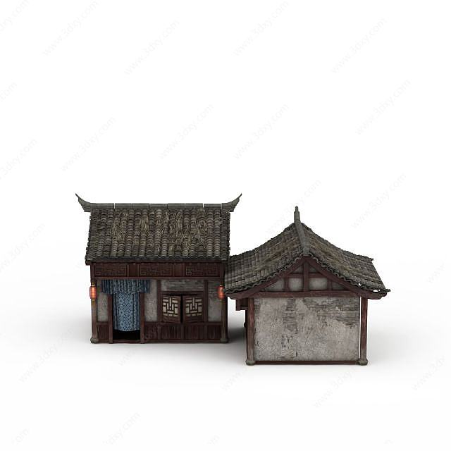 老式木屋3D模型