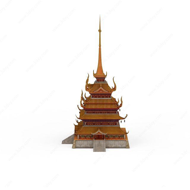 印度宫殿3D模型