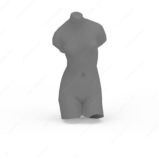 人体雕像3D模型