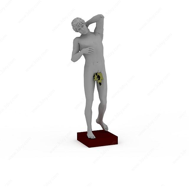 裸体雕塑3D模型